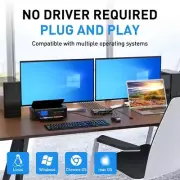 KCEVE 4K 60Hz USB3.0 / HDMI Dual Monitors KVM Switch (KC-KVM302AS)