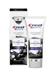 Crest 3D White Whitening Therapy Toothpaste, Charcoal, Deep Clean, Mint, 3.5 Oz.
