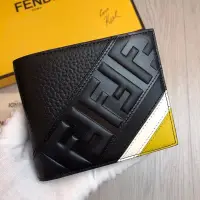 在飛比找Yahoo奇摩拍賣-7-11運費0元優惠優惠-熱銷新款 FENDI 芬迪 新款男士真皮錢包錢夾20新款短款