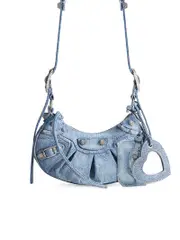 Balenciaga Le Cagole XS Shoulder Bag Denim in Blue