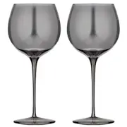 2pc Tempa Verity Gin/Tonic Drink Crystal Glass Home/Barware Premium Set Smoke