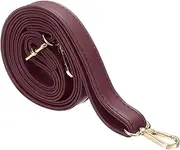 uxcell Leather Purse Strap Replacement Crossbody, 27.6-51.2 Inch Adjustable Bag Strap Purse Straps for Women Crossbody Bags Shoulder Bag Handbag, Burgundy