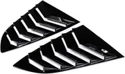 Compatible For Subaru BRZ/Toyota 86 2022 ABS Carbon Fiber/Black Rear Window Louvers Spoiler Panel Trim Cover Stickers Auto Accessories(1)