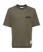 Pointelle cotton tee 1,2,3,4 Green