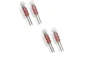 Genuine Mini Maglite replacement globes. AA + AAA 2 cell globes - Twin pack Sealed