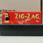 【正品附發票 / 現貨】法國  ZIG-ZAG手捲菸紙  中磅捲煙紙 一本50張 (RED-- 70MM)