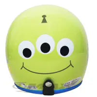 在飛比找PChome24h購物優惠-玩具總動員三眼怪-大臉半罩式安全帽-精裝版+抗uv短鏡片+6