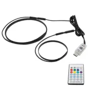 APP Bluetooth Interior Ambient Lighting LED Light RGB Decoration Door Lamp Strip (for: Renault)