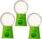 3pcs Plastic Gumball Mini Light Bulbs Gumballs Machine Small Gumball Vending Machine Hand-Eye Coordinating Plaything Candy Dispenser Machine Toy Baby Machine
