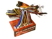 Complete LED Light (12) System w/ Control Box to RX for 1/10 Scale RC