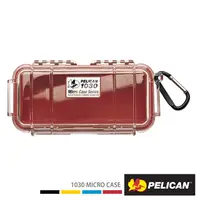 在飛比找PChome24h購物優惠-PELICAN 氣密箱 微型防水箱 1030 (透明紅)