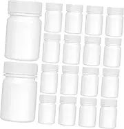 ARTSEWPLY 20Pcs Portable Pill Holder Lightweight Pill Case for Travel Non Transparent Design for Medication Storage and Item Organization