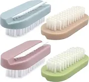 Nail Brush for Cleaning Fingernails Hand Foot Scrub Brush Fingernail Cleaning Brush,4 PCS
