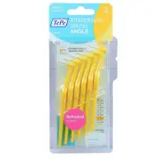TePe Angle Interdental Brush - Yellow (0.7mm) Size 4 - 6 Pack