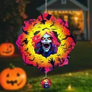 Halloween Metal Wind Spinners Hanging Wind Spinner Garden Ornament Gifts for ...