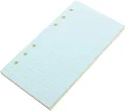 JEWEDECO Loose Leaf Paper Sheets 50 Pages A6 6-hole Ruled Ideal for Journals Notebooks and Planner Refills