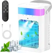 Portable Air Conditioner,Cooling Fan with 3 Speeds & 3 Modes,1500Ml Mini Air Con