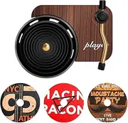 Air Freshener Record Player - Audio Aroma Diffuser, Vinyl Turntable Scent Diffuser | Car Aromatherapy Vent Clips With Refill Tablets, Retro Auto Decor