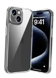 Designed for iPhone 15 Case Clear,[Full Camera UPGRADED (iPhone 15, 6.1")