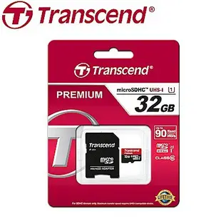 公司貨 Transcend 創見 32GB 90MB/s 600X microSDHC TF U1 C10 記憶卡