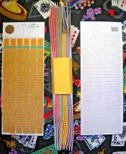 1 Dozen ~ 300 SURE TIP BOARD {01 to 300} Fund-Raising Raffle Pull Tab Jar Ticket