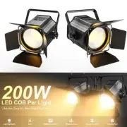 HOLDLAMP 200W COB LED Par Light Stage DMX Audience Blinder Lighting+DMX Console