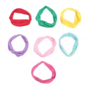 7Pcs Workout Headbands Sport Headbands Nonslip Elastic Men Women Sweat Headb WPD