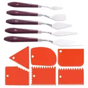 11x Acrylic Painting Knife Set Scrapers Knife Painting Tool Set Paining Art Tool