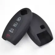 Key Case Cover Fob Silicone For Nissan Versa Leaf Altima Titan Sentra 4 Button