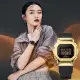 【CASIO 卡西歐】G-SHOCK x ITZY 彩領配戴款 金屬色電子錶-黑X金(GM-S5600GB-1)