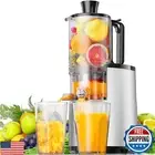 Cold Press Juicer, EUHOMY 5.5" Extra Large Feed Chute Slow Masticating Juicer