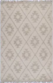 Marco Geometric Brown Wool Rug