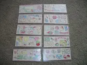 Creative Memories Lot of 10 Power Palette Paper Stickers Jumbo Great Lengths