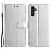 For Samsung Galaxy S24 FE Case Silk Texture Leather Wallet Foilo Phone Cover