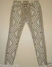 BNWT:SASS&BIDE DECO PRINT SKINNY FIT JEANS - 30 "TIME TO DANCE" ZIPPORA