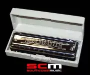 Brand New Suzuki Bluesmaster 10 hole Diatonic Harmonica MR250 Key of G Harp