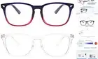 2 Pack Blue Light Blocking Glasses, Computer *B4 Clear+blue Purple Clear
