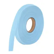 1/2 Inch Double Fold Bias Tape Continuous Bulk Bias Tape Light Blue 10 Yards