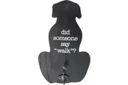 Hanging Dog Lead Hook - Black/white