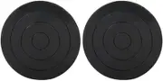 TEHAUX 2pcs Sculpting Wheel, 4.3” Diameter Pottery Turnable Wheel Clay Turn Table Banding Tools for Model Sculpture Crafting Projects