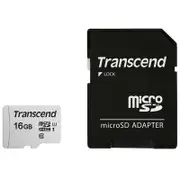 Transcend 300S 16GB C10 UHS-I U1 HC microSD with Adapter (TS16GUSD300S-A)