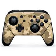 Nintendo Switch Pro Controller Skin Decal Vinyl Wrap - Brown Desert Camo