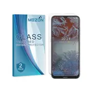 2 Pack MEZON Nokia G10 Clear Tempered Glass Screen Protectors