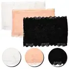 3pcs lace half cami Women's Floral Lace Stretchy Strapless See comfort bras for