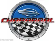 Chaparral Boat Round Sticker. Remastered stickers for boat restoration project