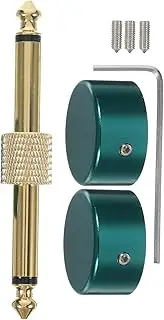 Parliky Guitar Pedal Button Cover Set Metal Material Versatile Design Quick Installation for Effects Pedals