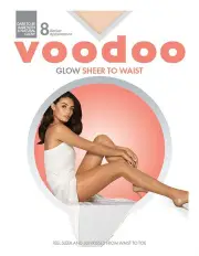 [Voodoo] Glow Sheer To Waist Pantyhose in Blush
