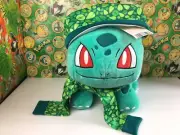 Pokemon Build A Bear Plush Bulbasaur Scarf Hat sound stuffed doll go USA Seller