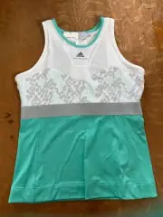 Adidas athletic Tennis tank Stella McCartney Barricade ladies 40 M Climacool NWT