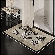 Front Door Mat, Indoor/Outdoor Entrance, Waterproof All Season Door Mat, All-Weather Door Mat, Fade Resistant, Low Profile, Easy Clean Patio, Porch, Entrance Mat